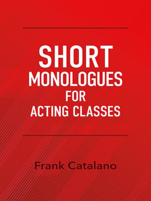 cover image of Short Monologues for Acting Classes